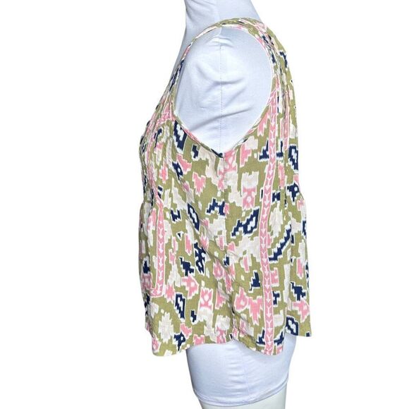 Anthropologie Maeve ikat womens tank 10 - Picture 3 of 7